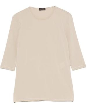Mugler Three-Quarter-Sleeve T-Shirt - White
