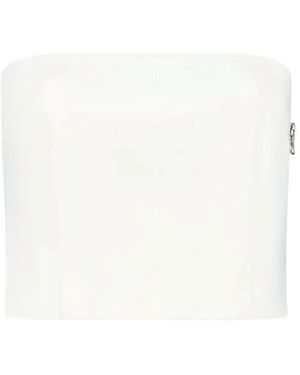 GAUGE81 Lica Strapless Top - White