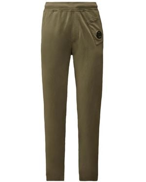 C.P. Company Light-Fleece Track Trousers - Green