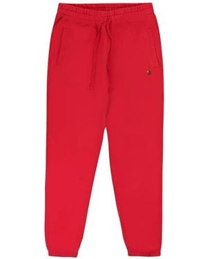 Aimé Leon Dore Logo-Detail Track Trousers - Red