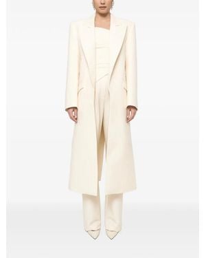 Nissa Sequin-Embellished Coat - Natural