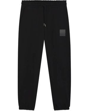 HUGO Logo-Patch Track Trousers - Black