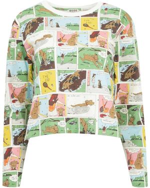 Bode Comic Strip Tシャツ - グリーン