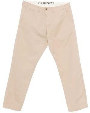 chesapeake's Officer Chino Trousers - Natural