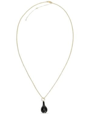 TOTEME Drop-Pendant Necklace - White