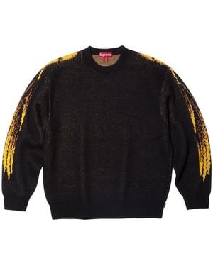 Supreme X Antihero Logo-Detail Sweater - Blue