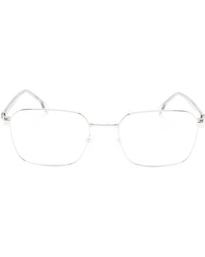 BOSS Brille Mit Geometrischem Gestell - Weiß