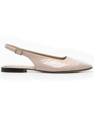 Pomme D ́Or Leather Ballet Flats - Natural