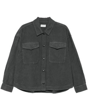 TRUE AVENUE Button-Front Jacket - Grey