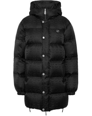 Philipp Plein Monogram Coat - Black
