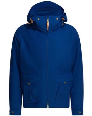 Ceccarelli Hooded Zip-Up Jacket - Blue