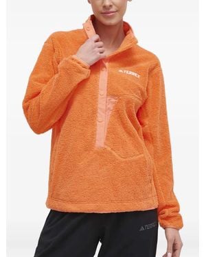 adidas Sweat En Polaire À Logo Brodé - Orange