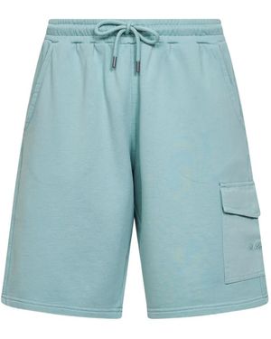MC2 Saint Barth Cargo-Pocket Shorts - Blue