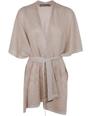D.exterior Cardigan A Righe - Neutro