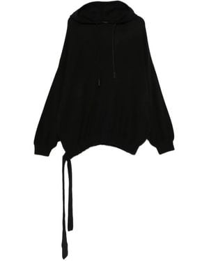 Frenckenberger Drawstring-Fastening Hoodie - Black