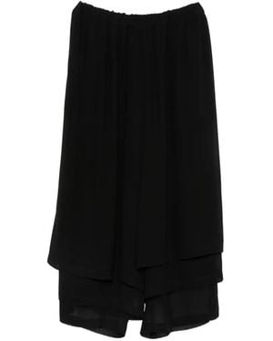 Comme des Garçons Wide-Leg Pants - Black