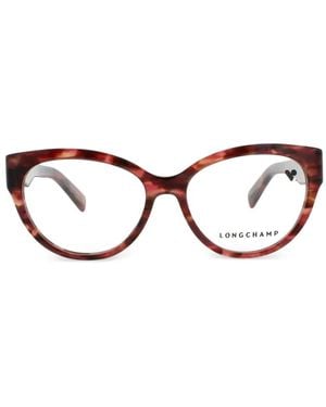 Longchamp Cat-Eye Tortoiseshell-Effect Glasses - Black