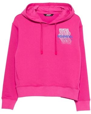 Rossignol Graphic-Print Hoodie - Pink