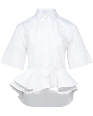 Stella McCartney Hemd Mit Schößchen - Weiß