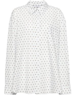Pushbutton Chemise À Imprimé Graphique - Blanc