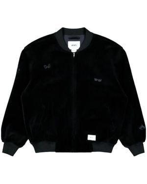 WTAPS Athl Embroidered Bomber Jacket - Black