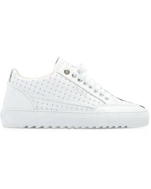 Mason's Tia Bardolino Leather Low-Top Trainers - White