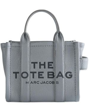 Marc Jacobs The Leather Crossbody Tote Bag - Grey