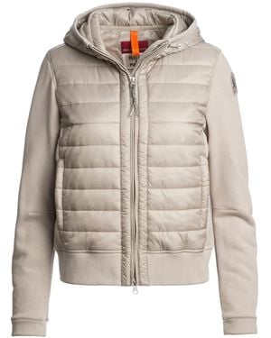 Parajumpers Quilted Hooded Jacket - Grey