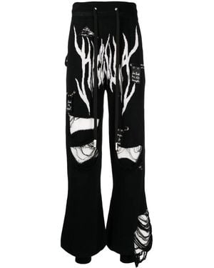 Haculla Pantaloni Sportivi Con Effetto Vissuto - Nero