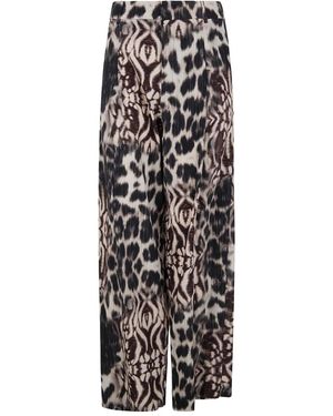 Pierre Louis Mascia Patterned Trousers - Natural