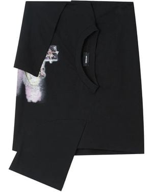 we11done Asymmetrische Rok - Zwart