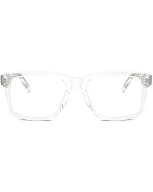 Dolce & Gabbana Brille Mit Eckigem Gestell - Weiß