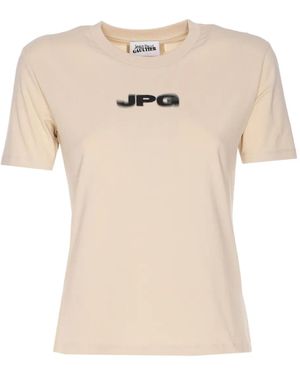Jean Paul Gaultier T-Shirt Girocollo Con Logo - Neutro