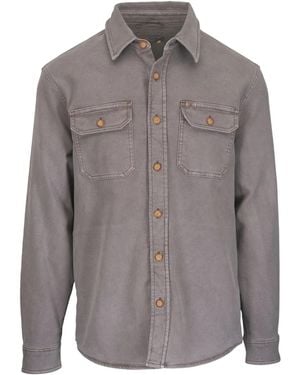 Faherty Double-Pockets Shirt Jacket - Grey