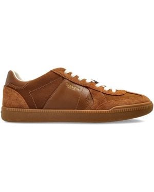 COACH Leather Sneakers - Brown