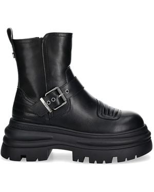 Buffalo Zip-Fastening Boots - Black