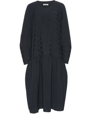 Henrik Vibskov Vestido midi fruncido - Azul
