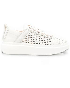 Alexander Smith Wembley Leather Sneakers - White