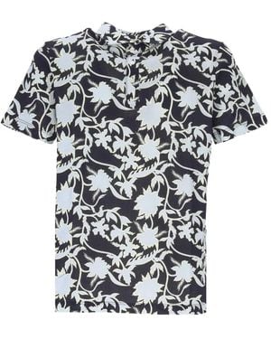 Altea Poloshirt Mit Blumenprint - Weiß
