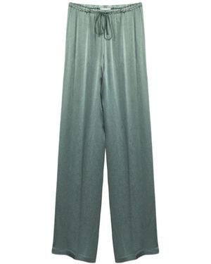 Semicouture Elasticated Drawstring Trousers - Green