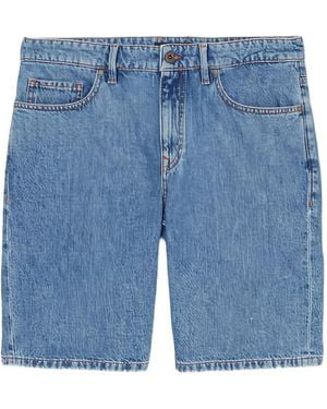 Marc O' Polo Washed Denim Shorts - Blue