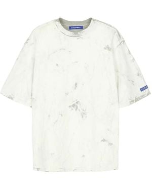 A_COLD_WALL* T-Shirt Con Effetto Marmo - Bianco