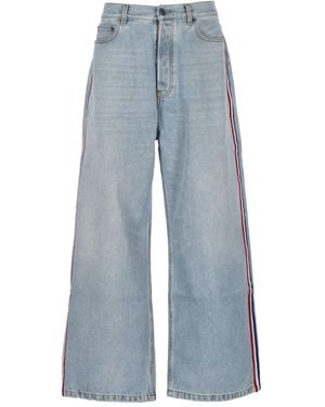 Fiorucci Logo-Patch Jeans - Blue