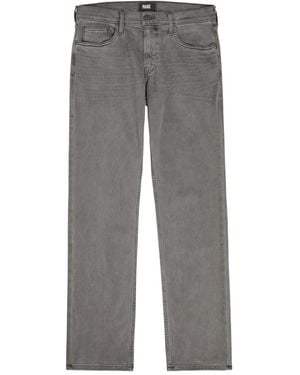 PAIGE Normandie Straight-Leg Jeans - Grey