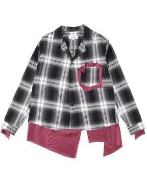 Sulvam Camisa A Cuadros - Gris