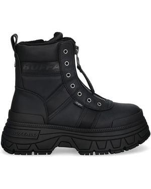 Buffalo Zip Detail Boots - Black