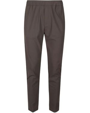 Pmds Steve Elasticated-Waistband Trousers - Grey