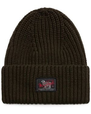 Woolrich Berretto Con Applicazione Logo - Nero