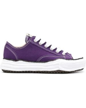 Maison Mihara Yasuhiro Peterson Canvas Trainers - Purple