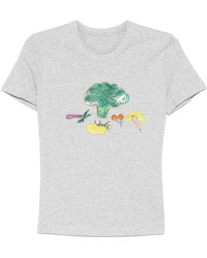 JNBY Graphic-Print T-Shirt - Gray